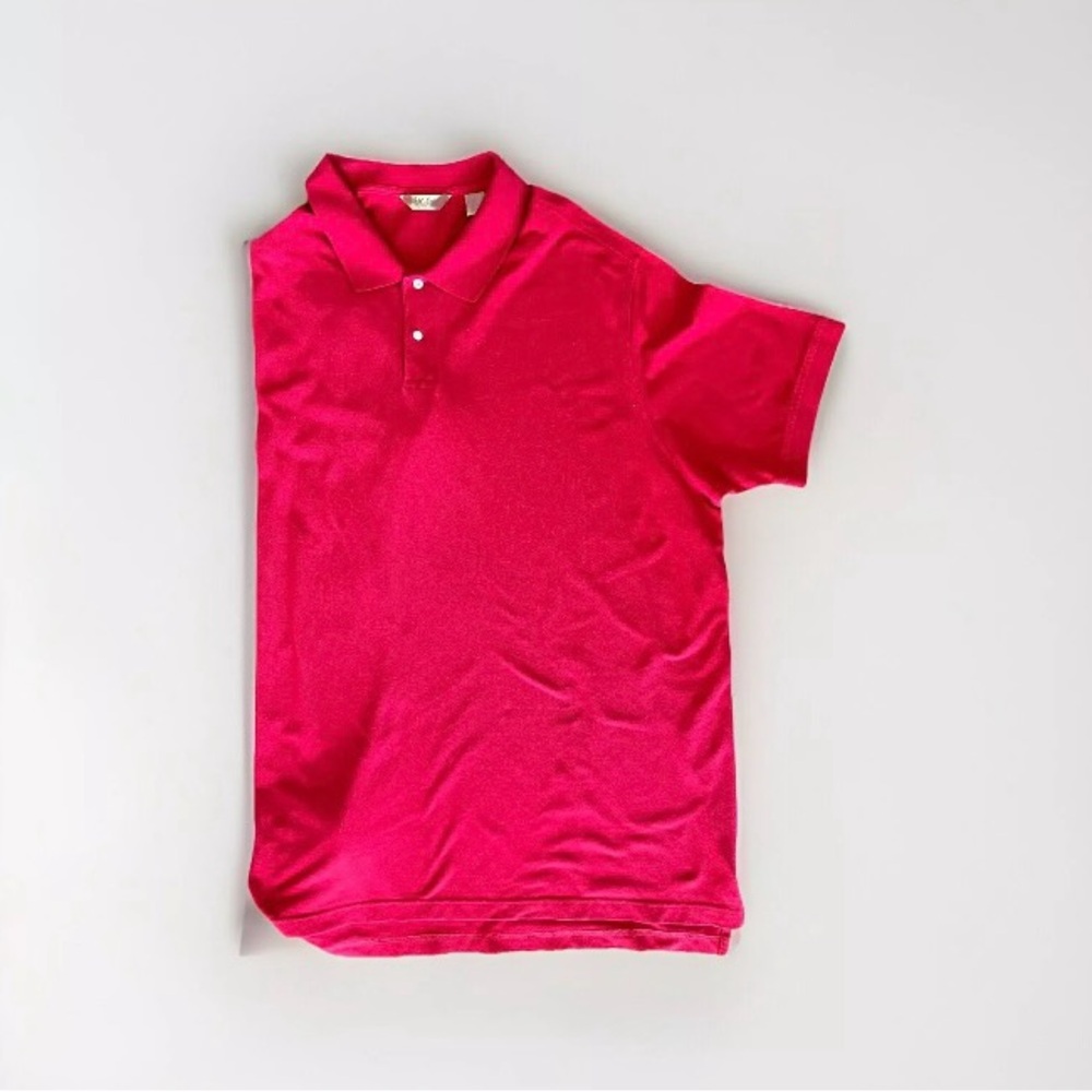 Roundtree & Yorke Gold Label Pink Performance Polo Shirt 4XT